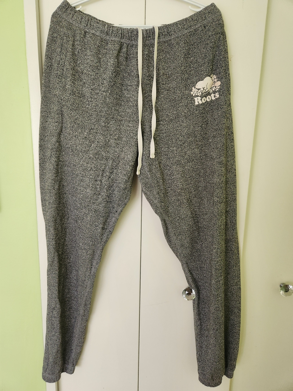 Roots Gray Women's Fleece Joggers